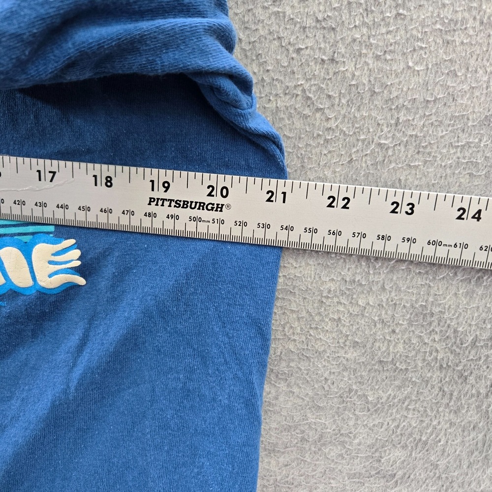 VINTAGE Oregon Men Shirt L Blue Sailboat Graphic Single Stitch 80s USA READ - Picture 10 of 14